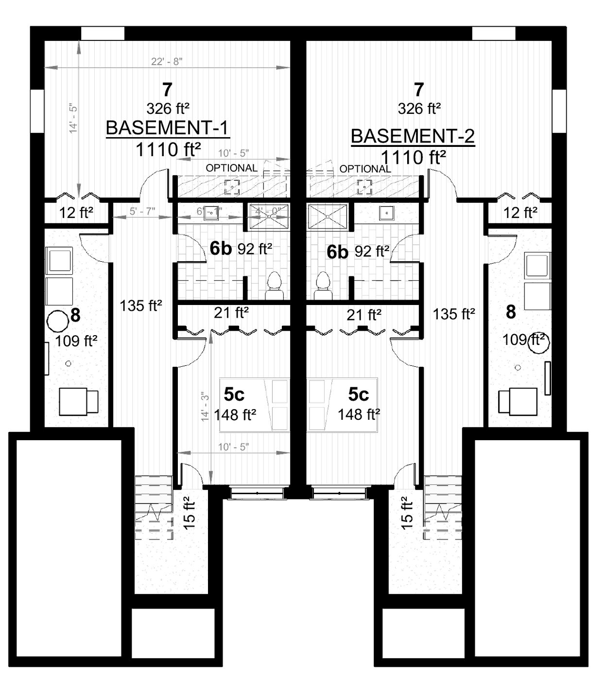 151 Woodland Drive Lower level floor plan