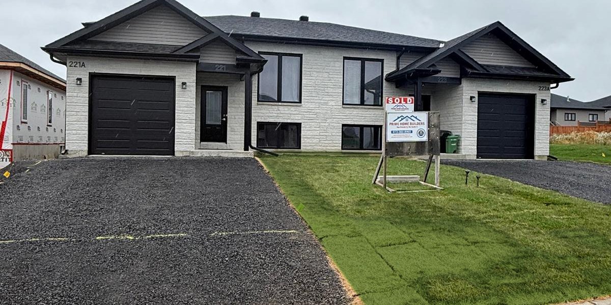 223 / 223A Ruby Drive, 221 / 221A (left) and 223 / 223A (right) Ruby Drive, completed and sold